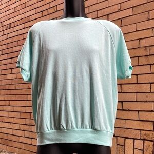 NWT Vintage Gitano Sportswear Green Short Sleeve Shirt Size 20W